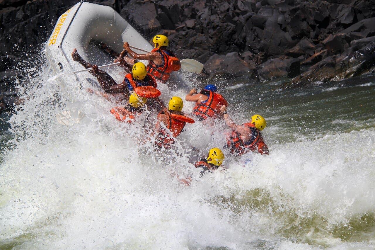 Whitewater Rafting In Victoria Falls With Shearwater